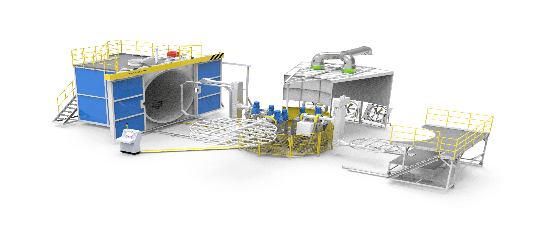  ​塔转式滚塑机